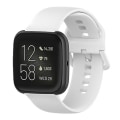 Miniatyrbilde 1 av 4: 23 mm fargespenne silikon armbåndsurrem for Fitbit Versa 2 / Versa Lite / Blaze White