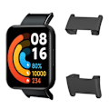Miniatyrbillede 2 af 3: 1 par til Xiaomi Redmi Watch 2/Watch 2 Lite forbindelsesadapter 18mm legering urrem-stik Black