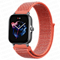 Miniatyrbild 1 av 5: 20 mm 22 mm watch för Amazfit Gts/2/2e/4/3/mini Gtr 4/2/3/ pro 47 mm Stratos 3 nylon Pulseira Correa Amazfit bipsband Apricot 22 20mm