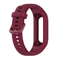 Miniatyrbild 3 av 5: För Garmin Smart 5 Solid Colour Silicone Watch Band Wine Red