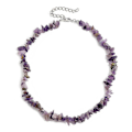 Pikkukuva 1 / 4: Värikäs luonnonkivinen choker-kaulakoru boheemi sorakivinen grunge-kaulakoru naisille