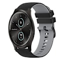 Miniatyrbild 1 av 5: För Garmin Vivomove Style 20 mm rutigt watch i två färger i silikon Black-Grey