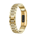 Miniatyrbillede 4 af 5: Diamantbesat massivt urbånd i rustfrit stål til Fitbit Charge 3 Gold