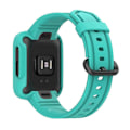 Miniatyrbillede 2 af 5: Til Xiaomi Redmi Watch/redmi Watch 2/mi Watch Lite/mi Watch Lite 2 Smart Watch Rem, Blød Silikone Rem Med Urkasse Green