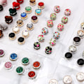 Miniatyrbild 4 av 4: Magnetisk halsduk Brosch Magnetisk knapp Brosch Pearl Pin Brosch Dam 12 delar A