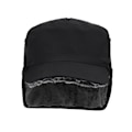 Pikkukuva 2 / 5: Talvinen lämmin korvaläpällinen hattu huippulakilla, trapper, vedenpitävä, unisex Black
