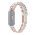 Miniatyrbillede 1 af 5: Til Fitbit Luxe Nylon Loop Strap Watch Band Rainbow