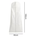 Miniatyrbilde 5 av 5: Store klesposer 180x80x22cm Saver Støvtett Brudekjolepose White