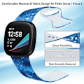Miniatyrbillede 3 af 5: Til Fitbit Versa 3 Printing Watch Band D