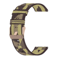 Miniatyrbild 2 av 4: För Garmin Venu Sq 20 mm Nylon Woven Watch Band Yellow