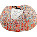 Miniatyrbillede 1 af 3: Lazy Sofa Bean Bag Kunstig Pels Bean Bag Bean Sofa orange 150cm*75cm