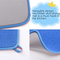 Miniatyrbilde 5 av 5: 2-pakning mikrofiber oppvaskmatte grey blue