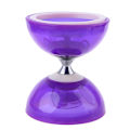 Miniatyrbillede 1 af 5: Diabolo sæt (4 farver 2 størrelse) tredobbelt kugleleje kobling Matchende farvede fiber håndstik, Diablo streng og taske Plum small