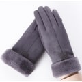 Miniatyrbilde 1 av 5: Vinter Touch Screen Hansker Dame Vinterhansker Varme votter Gray