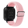 Miniatyrbilde 2 av 5: For Fitbit Versa 4 / Sense 2 Universal Wave Nylon Watch Band Pink