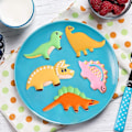 Pikkukuva 3 / 5: Dinosaurus-evästeleikkuri, Fondant-evästeleikkuri lapsille leivontaan 6pcs