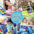 Pikkukuva 4 / 4: Busy Board, 20 in 1 Toddler Lelut Sensory Activity Board Fine Motor oppimiseen