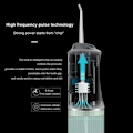 Miniatyrbild 2 av 5: Oral Irrigator Bärbar Sladdlös Vattentråd Vit