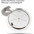 Miniatyrbild 3 av 5: Rostfria Ventilationsrosetter - 2 stycken - 125 mm