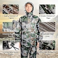 Pikkukuva 3 / 5: Naamioi läpäisemätön sadetakkisarja Outdoor Camping set xl