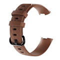 Miniatyrbild 3 av 5: Diamond Pattern Silikon Watch Band For Fitbit Charge 4 Small Size190*18mm Coffee