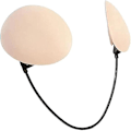 Miniatyrbild 1 av 2: Womens Deep Push-up Frontless BH Kit Rygglös axelbandslös BH Skin tone