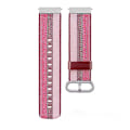 Miniatyrbilde 1 av 4: For Garmin Vivoactive 3 Nylon klokkerem med spenne Red