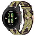 Miniatyrbillede 1 af 5: Til Garmin Venu 2 22mm nylonvævet urrem Yellow