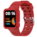 Miniatyrbilde 1 av 5: For Xiaomi Redmi Watch 2 Lite/Mi Watch Lite2/Lite1 Universal Watch Wrist Strap Sports Watch Quic Red