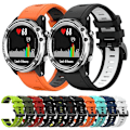 Pikkukuva 3 / 5: Garmin Quatix 5 22 mm:n kaksiväriseen urheilu- watch Black-White