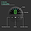 Miniatyrbillede 2 af 3: Ems Electric Abdominal Body Ming Bælte Taljebånd Smart Abdomen Muskelstimulator Abs Trainer Fitness Tabe Vægt Fedtforbrænding Abdominal-4 Pads