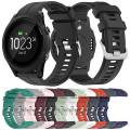 Pikkukuva 5 / 5: Garmin Forerunner 935 -kelloon sopiva 22 mm:n yksivärinen silikoniranneke YYU Burgundy