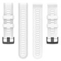 Miniatyrbillede 2 af 5: Til Garmin Forerunner 955 22mm Silikone Twill urbånd White