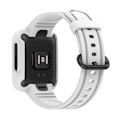 Miniatyrbillede 3 af 5: Til Xiaomi Redmi Watch/redmi Watch 2/mi Watch Lite/mi Watch Lite 2 Smart Watch Rem, Blød Silikone Rem Med Urkasse White