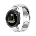 Miniatyrbild 5 av 5: För Garmin Forerunner 45 / 45s / Swim 2 Universal Three Beads Watch i rostfritt stål Silver