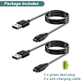 Miniatyrbilde 5 av 5: Lader for Garmin Fenix 6/ 6 Solar/ 6 Sapphire/Fenix 6S/ 6S Sola/ 6S Sapphire/Fenix 6X/ 6X Solar/ 6X, ladekabel