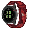 Miniatyrbillede 1 af 5: Til Garmin Venu 2 22mm nylonvævet urrem Red