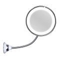Pikkukuva 2 / 5: 10x suurentava meikkipeili LED-valolla My Flexible Mirror taivutettava