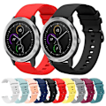 Miniatyrbild 3 av 5: För Garmin Vivoactive 3 20mm Solid Color Soft Silicone Watch Band White