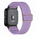 Miniatyrbilde 1 av 5: 20 mm/22 mm bånd for Amazfit Gts 4//2/2e/3/gts2 Mini/gtr 4/3/pro/gtr2/47 mm/stratos Nylon elastisk klokkearmbånd Amazfit bipsrem lilac 20mm