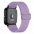 Miniatyrbillede 1 af 5: 20 mm/22 mm bånd til Amazfit Gts 4//2/2e/3/gts2 Mini/gtr 4/3/pro/gtr2/47 mm/stratos Nylon elastisk urarmbånd Amazfit bipstrop lilac 22mm