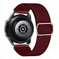 Miniatyrbillede 1 af 5: 20 mm 22 mm bånd til Samsung Galaxy Watch 4/classic/3/5/pro/active 2 Gear S3 Elastic Nylon Loop Huawei Watch Gt 2 2e 3 Pro Strap wine 20mm