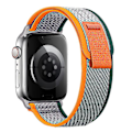 Pikkukuva 1 / 5: Ranneke Apple Watch Ranneke 49mm 44mm 40mm 45mm 41mm 42mm 38mm Correa Nylon Trail Loop Rannekoru Iwatch Ultra Series 7 6 5 3 Se 8 green-orange 38 40 41mm