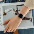 Miniatyrbillede 4 af 5: Magnetiske bånd, der er kompatible med Fitbit Versa 3 og Sense Smartwatch - Multi Color Colorful Large