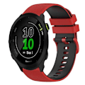 Pikkukuva 1 / 5: Garmin Forerunner 55 20 mm ruudullinen kaksivärinen silikonikellon watch Red-Black