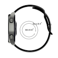 Miniatyrbilde 4 av 5: Silikonrem for Xiaomi Watch S1 Navy Blue