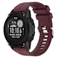Miniatyrbillede 1 af 5: Til Garmin Descent G1 / Forerunner 745/945/935 / Approach S62 Solid Color Silicone Watch VDCC Wine Red