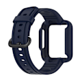 Pikkukuva 2 / 5: Xiaomi Redmi Watchmi Watch 2/Mi Watch Lite/Mi Watch Lite 2 -rannekke rannekkeella ja kellokuorella Ocean blue
