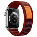 Pikkukuva 1 / 5: Ranneke Apple Watch Ranneke 49mm 44mm 40mm 45mm 41mm 42mm 38mm Correa Nylon Trail Loop Rannekoru Iwatch Ultra Series 7 6 5 3 Se 8 wine red 38 40 41mm