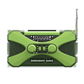 Miniatyrbillede 2 af 2: Katastrofeforebyggelse Nødudstyr Håndsving Power Generation Genopladelig lommelygte Kampberedskab Radio Solenergi green